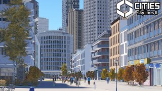 Building A BEAUTIFUL Urban Promenade In Cities 2! | Egginburgh