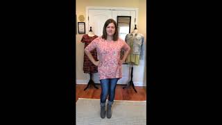 LuLaRoe Tops styled with jeans