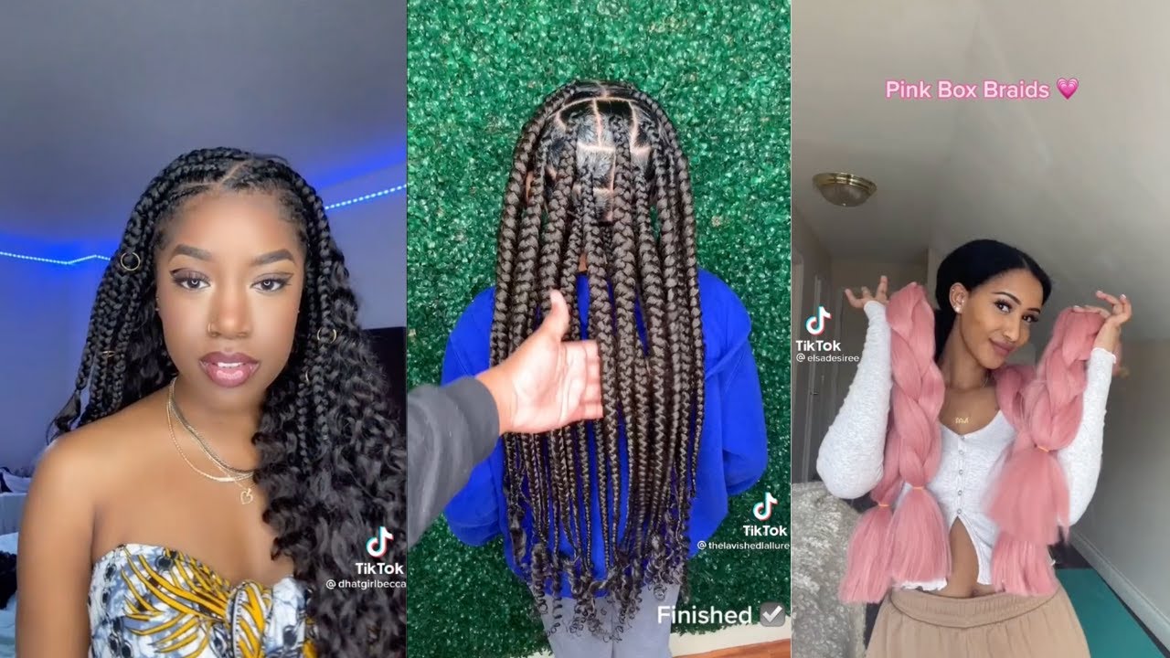 Tiktok Braids Compilation Youtube