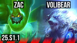 ZAC vs VOLIBEAR (TOP) | KR Master | 25.S1.1