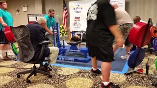 Stephanie Shea bench press 120lb