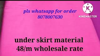 underskirt material #inskirts material @kunjattasfashionworld1428 @8078007630