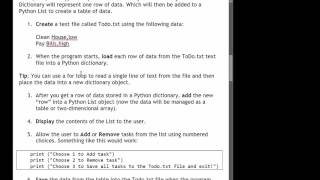 Python Module 05-13 Assignment 05 Starter