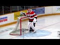 michael dipietro warms up during the frontenacs @ 67s hockey game