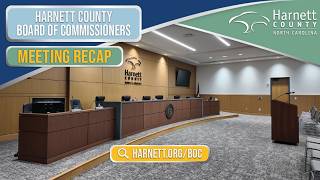 May 12, 2026 Harnett County Board of Commissioners Recap