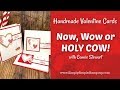 Handmade Valentine Cards | Now, Wow or HOLY COW