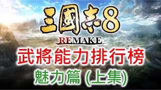 【三國志8 Remake】武將魅力排行榜 (上集)