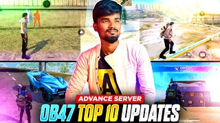 NEW UPDATE OB47 IN FREE FIRE | FREE FIRE NEW UPDATE | NEW CAR , GUN, CHARACTER | GT KING