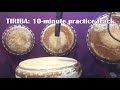 tiriba 10 minute practice track 140 bpm