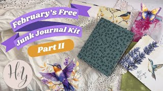 Mini Junk Journal Kit for February 2025 | Part 2 - Assembling my Lovely Little Junk Journal