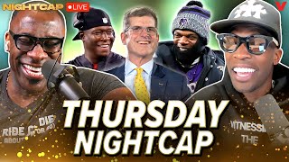 Unc & Ocho react to Harbaugh to Chargers, Cam Newton on Lamar, Falcons pass on Belichick | Nightcap