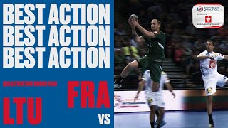 Shorthanded? No problem! | Lithuania vs France | Men's EHF EURO 2020 Qualifiers