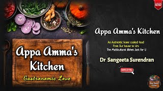 Appa Amma's Kitchen Intro Video | A2A's Kitchen | Cooking Channel