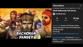 Bachchan Pandey (Full Movie) Akshay Kumar, Kriti Sanon | New Hindi Bollywood Full Movie