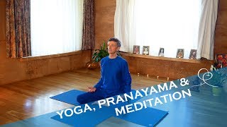 Yoga, Pranayama \u0026 Meditation ~ 30 Min Routine