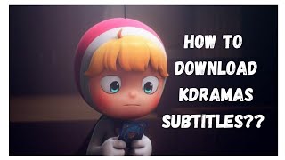 How to download eng subtitles for kdramas using MX player//Dr.dramatic💫