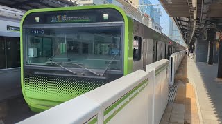 【山手線】有楽町駅、E235系０番代トップナンバー発車。