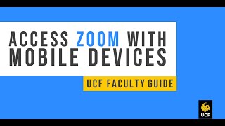 Access Zoom with Mobile Devices