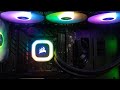 corsair h150 rgb 360mm liquid cpu cooler how to install