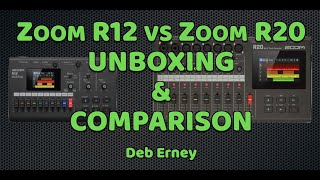 Zoom R12 vs Zoom R20 - portable recording studios