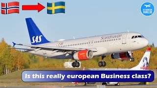 4K | TRIP REPORT | SAS PLUS | SAS AIRBUS A320-200 | OSL-ARN ✈