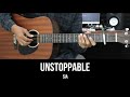 Unstoppable - Sia | EASY Guitar Tutorial with Chords / Lyrics