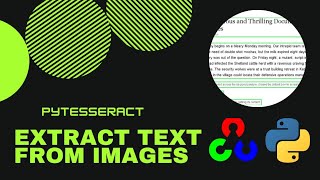 Extract text from Images with pytesseract & OpenCV (2021) | Python | #pyguru