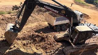 งานถมดินปรับระดับพื้นที่ขนาด 2 งาน สูง 1.50 เมตร อ.เมือง จ.พะเยา excavator and trucks  EP.1