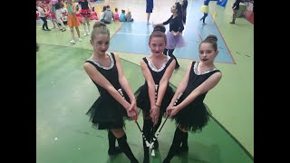 Mażoretki VIVA Trio baton Juniorki Leśniewska, Kęsoń, Kopczyńska PODDĘBICE 2016