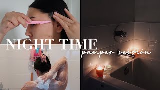 NIGHT TIME PAMPER ROUTINE | CALM RELAXING EVENING | SELF CARE TO MAKE YOURSELF FEEL BETTER