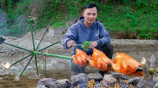 Mouthwatering Grilled Chicken Recipe by the Stream