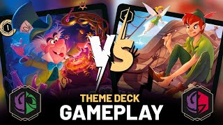 ALICE IN WONDERLAND vs. PETER PAN! Disney Lorcana CASUAL THEME DECK gameplay!