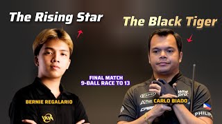 Carlo Biado 🆚 Bernie Regalario || Full game highlights Final match 9ball race to 13