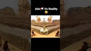 Mobile Ads📢 VS Reality || Lords Mobile ||#shorts #funnyvideo 😂