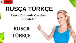 RUSÇA TÜRKÇE - Rusça Bilmeniz Gereken Cümleler