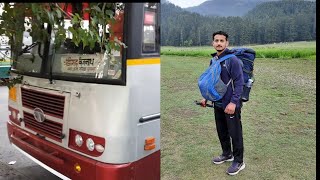 Chandigarh To Kangra In Punbus, Kangra To Chuwadi  Hitchhiking In Himachal Pradesh !!1