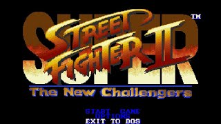 【DOS】超級快打旋風2 超級街頭霸王2 Super Street Fighter II: The New Challengers