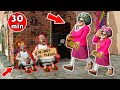 Rich Scary Teacher vs Poor Granny - funny horror animation (30 minutes with Granny)