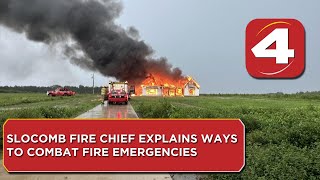 Slocomb Fire chief explains ways to combat fire emergencies