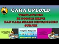 CARA UPLOAD TEMPLATE PELAPORAN (PBD) DI GOOGLE DRIVE DAN CARA SHARE DENGAN GURU SUBJEK.#CIKGUPYAN