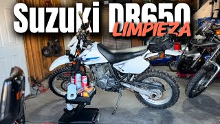 Limpiando la Suzuki DR650!