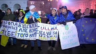 В Киеве не стихают протесты сторонников евроинтеграции