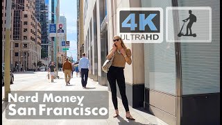 🇺🇸 | San Francisco’s Nerd Money | Financial District 4K Ultra e scoot Tour
