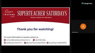 Super Teacher Saturday Webinar: Effective Revision with the Jigsaw Technique