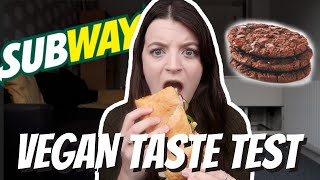 TRYING SUBWAY'S NEW VEGAN SUB & COOKIES // Veganuary Taste Test