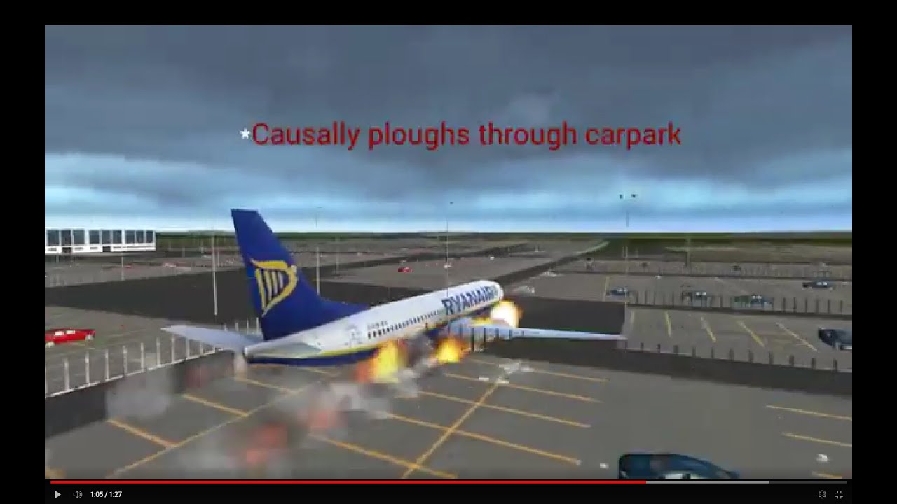 Average Ryanair Landing Youtube