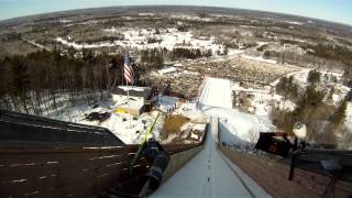 Continental Cup Ski Jumping 2012 Iron Mountain MI GoPro