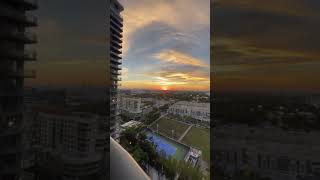 Stunning Miami Sunsets over Midtown Miami