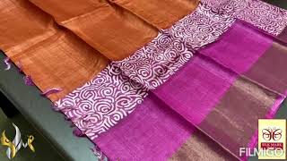 Pure Tussar Silk Sarees