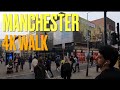 Manchester England City Centre U.K. 4K City Walk includes tram ride :)